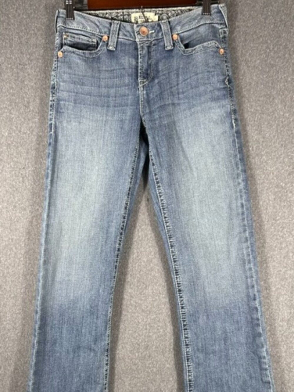 Ariat REAL Vivian Bootcut Jeans Youth Girls Sz 16 Blue Denim 28x31 Medium Wash
